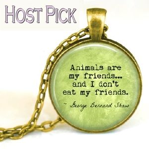 Pendant necklace - Animals are my friends Jewelry